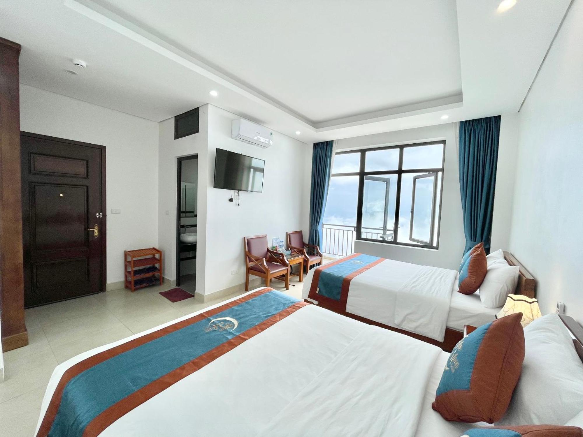 Hotel Blue Moon Tam Ðảo Exterior foto